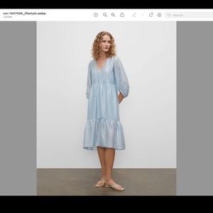 Club Monaco Tiered Midi Dress